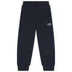 بنطلون رياضى بالشعار باللون الكحلى , 2, hi-res