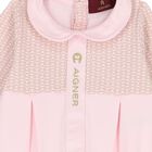 Baby Girls Pink Logo Babygrow, 3, hi-res