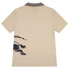 Boys Beige EKD Logo Polo Shirt, 1, hi-res