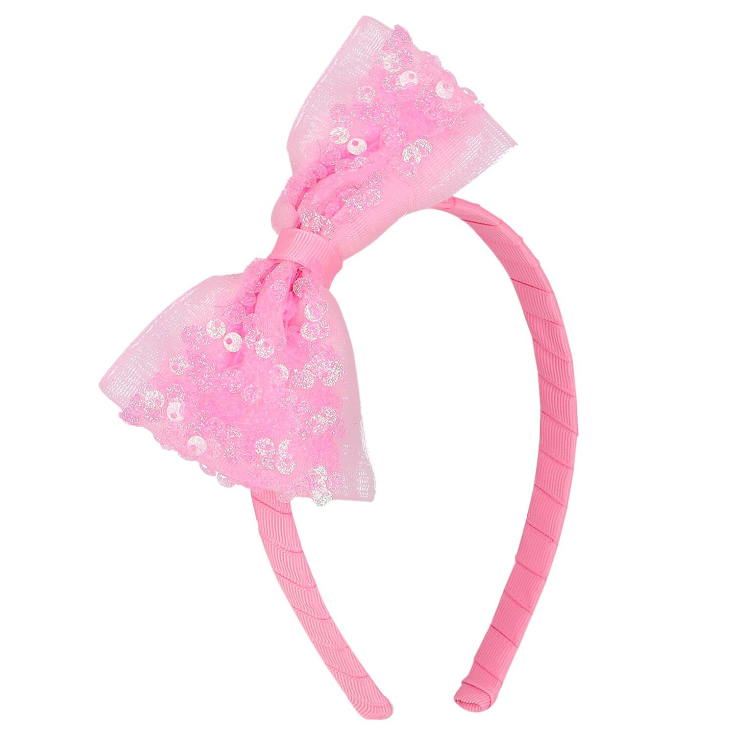 Girls Pink Butterfly Sliders, 1, hi-res