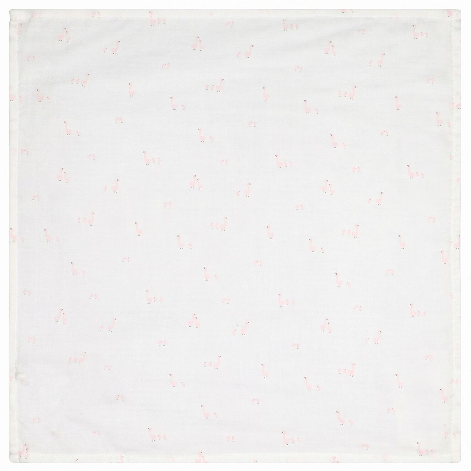 Baby Girls Ivory & Pink Muslin Swaddles ( 3-Pack ), 3, hi-res