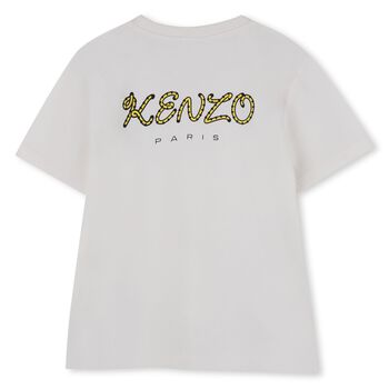 Ivory Tiger Logo T-Shirt