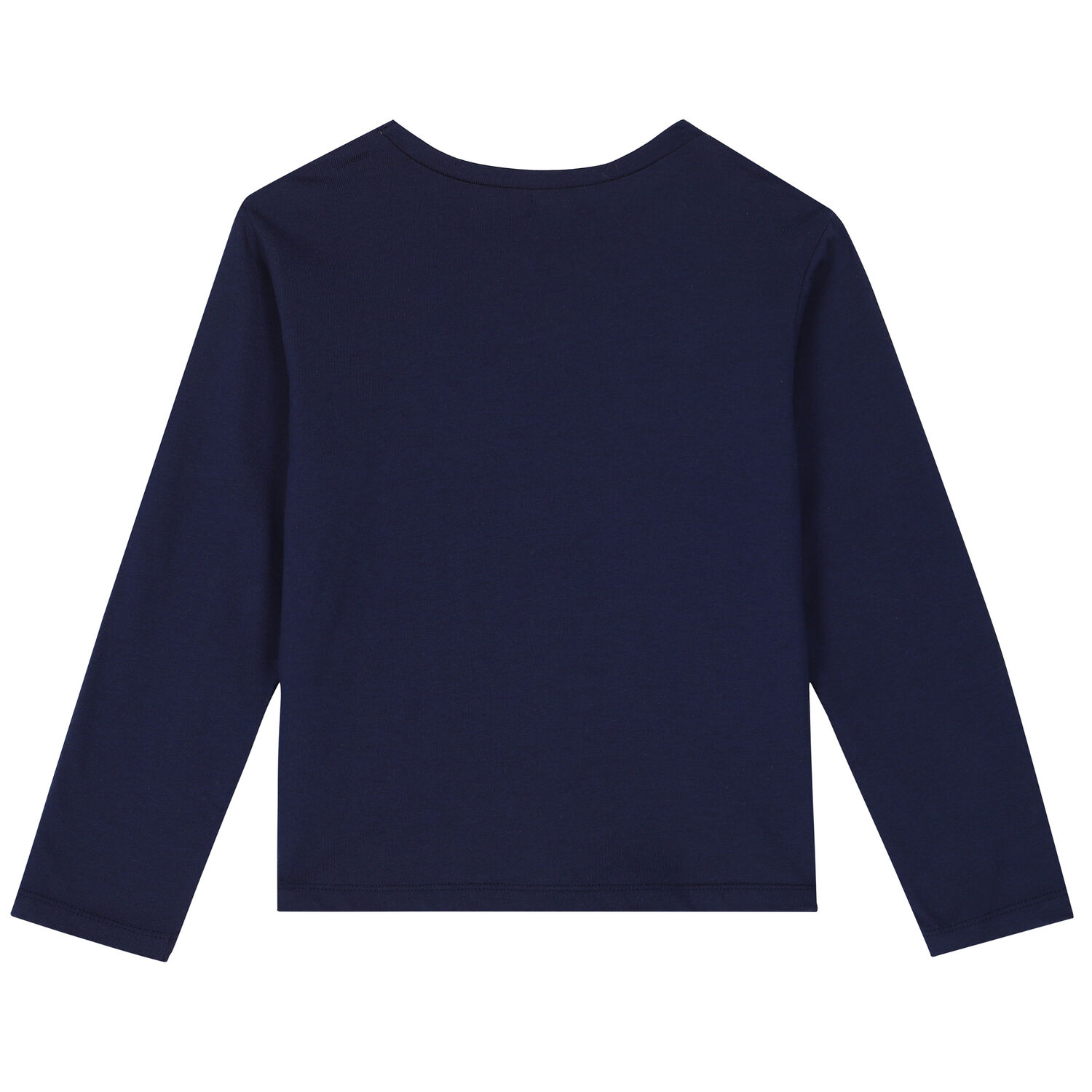 توب بأكمام يونيكورن باللون الكحلي للبنات, 1, hi-res image number null