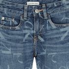 Boys Blue Logo Denim Jeans, 1, hi-res