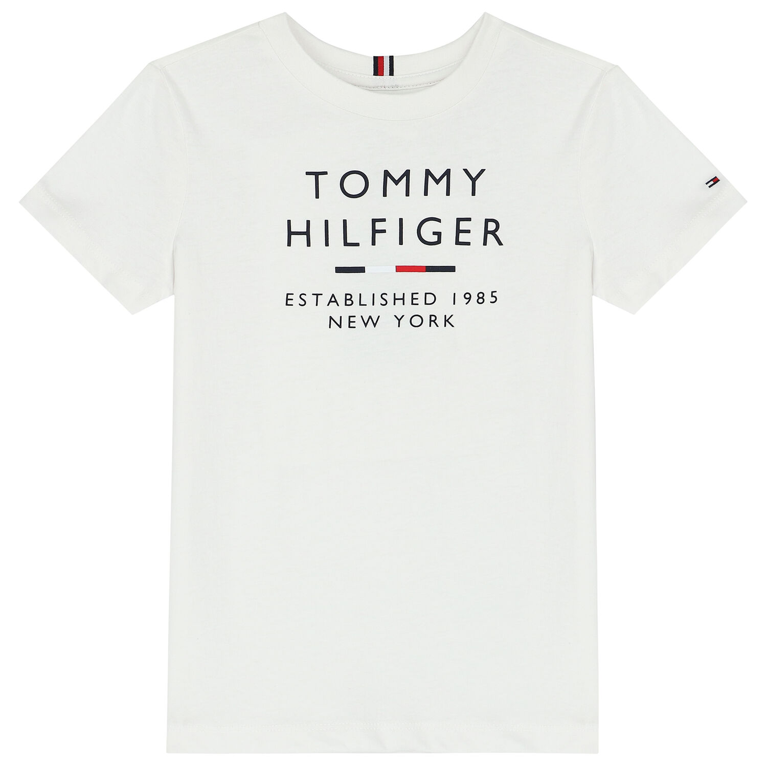 Boys White Logo T-Shirt, 2, hi-res