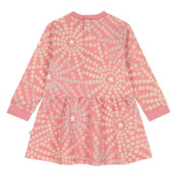 Younger Girls Pink Star Dress
