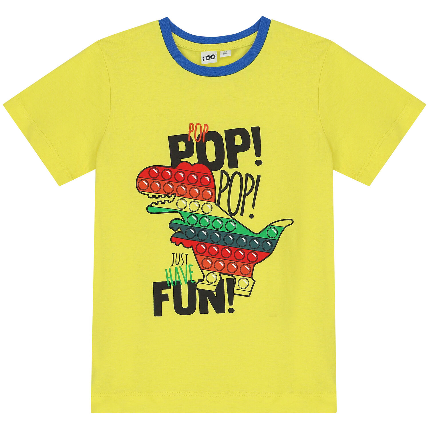 طقم شورت أولاد بطبعة ديناصور باللون الاصفر والازرق, 3, hi-res image number null