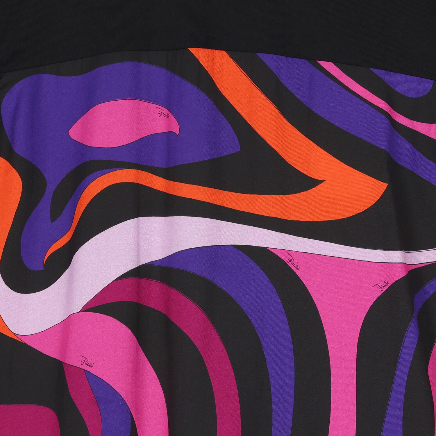 Girls Black Vortice Dress, 1, hi-res