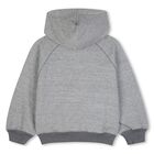 Girls Mini Me Grey Logo Hooded Top, 1, hi-res