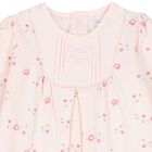 Baby Girls Pink Floral Babygrow Set, 1, hi-res