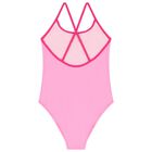 مايوة بنات بالشعار باللون الوردى, 1, hi-res