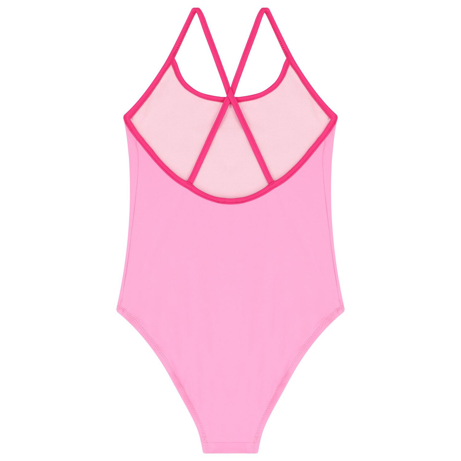 مايوة بنات بالشعار باللون الوردى, 1, hi-res image number null