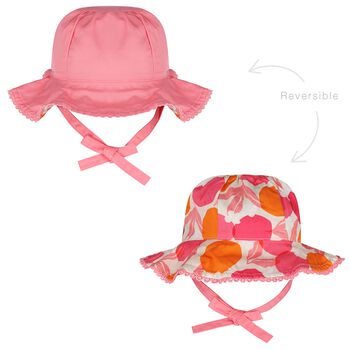 Baby Girls Reversible Hat 
