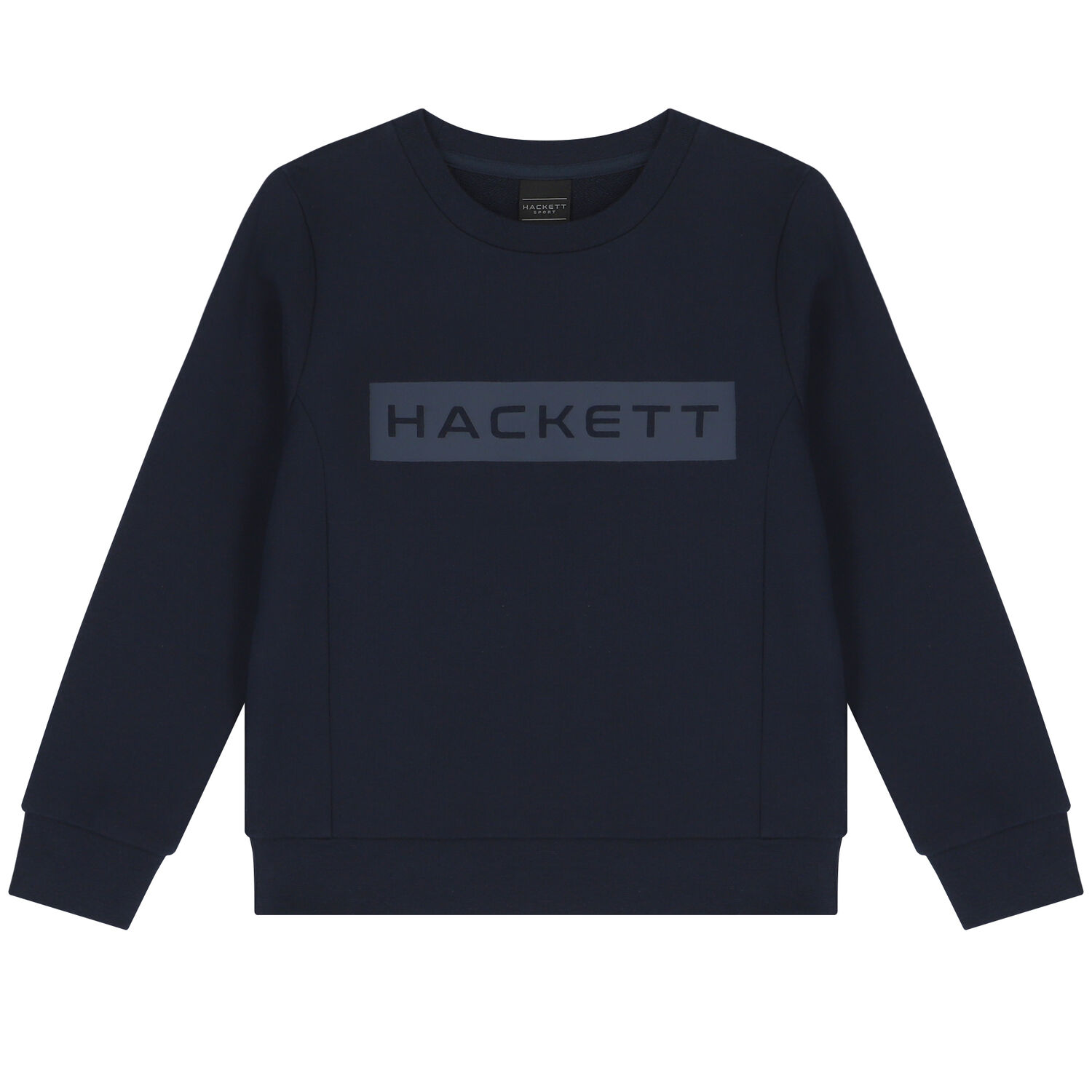 Boys Navy Blue Logo Sweatshirt, 2, hi-res
