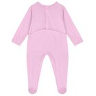 Baby Girls Pink Butterfly Babygrow, 1, hi-res