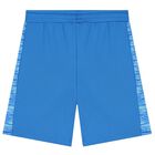 Boys Blue Logo Shorts Set, 2, hi-res