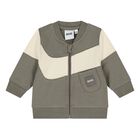 Baby Boys Beige & Ivory Logo Tracksuit Gift Set, 1, hi-res