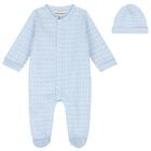 Baby Boys Blue Logo Babygrow Gift Set, 1, hi-res