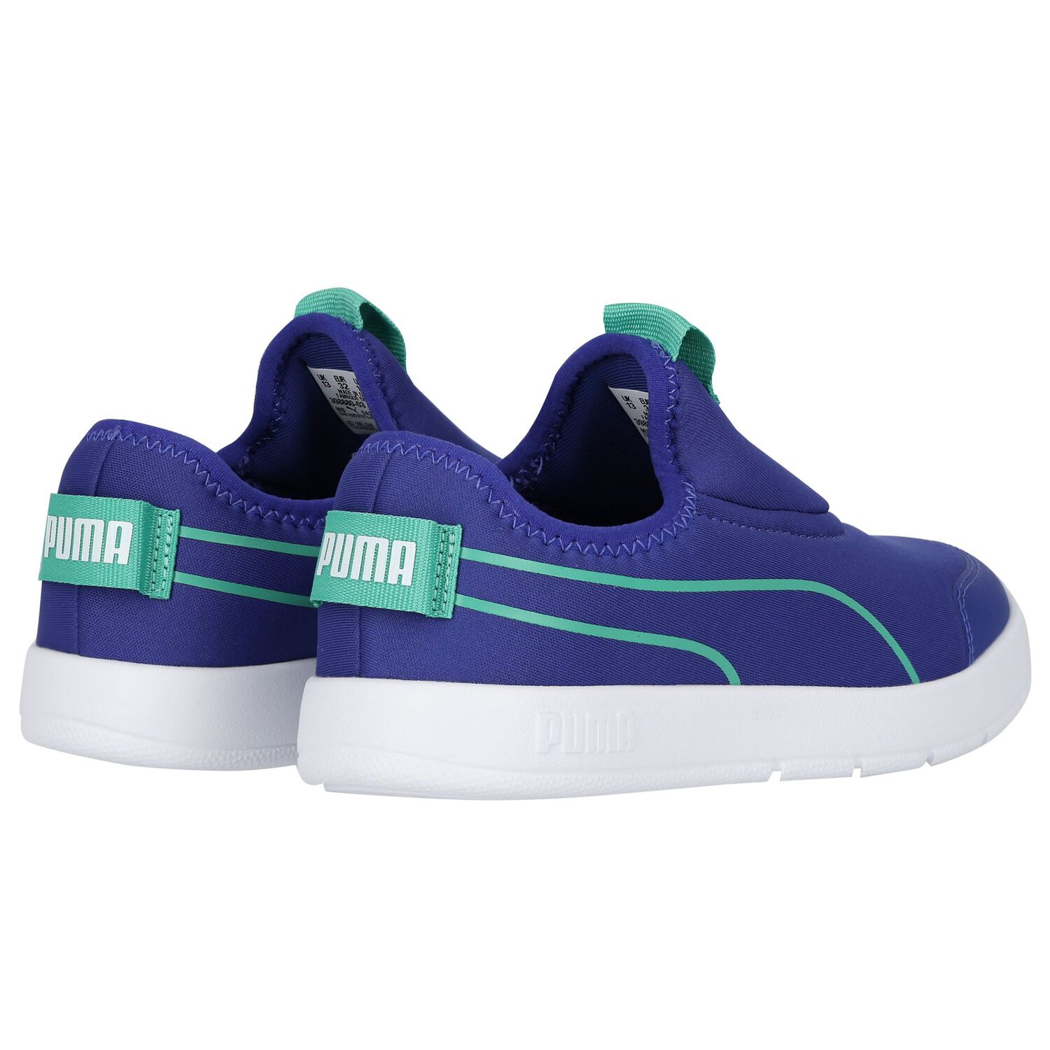 Boys Blue Courtflex v3 Slip On Trainers, 1, hi-res