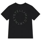 Boys Black Logo T-Shirt, 1, hi-res
