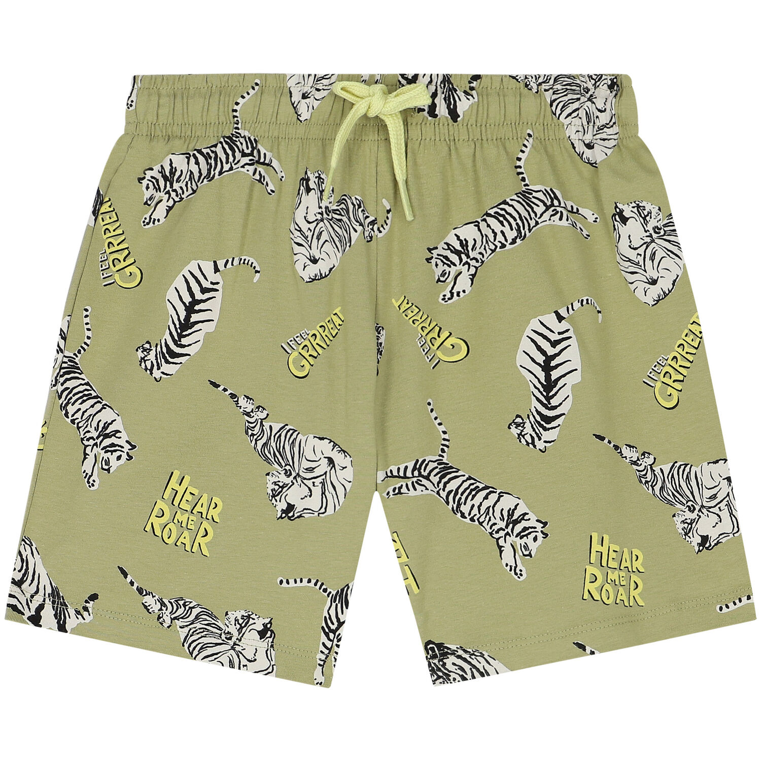 Boys Yellow & Green Pyjamas Set, 2, hi-res image number null