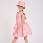 فستان بنات جاكار يونيكورن باللون الكحلي , 3, hi-res