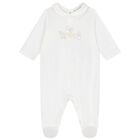 Ivory Bunny & Logo Babygrow Gift Set, 1, hi-res