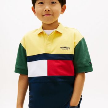 Boys Multi-Coloured Logo Polo Shirt