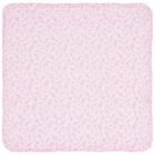 بطانيه بنات بنقش ورد انجليزى كلاسيكى  باللون الابيض والوردى , 1, hi-res