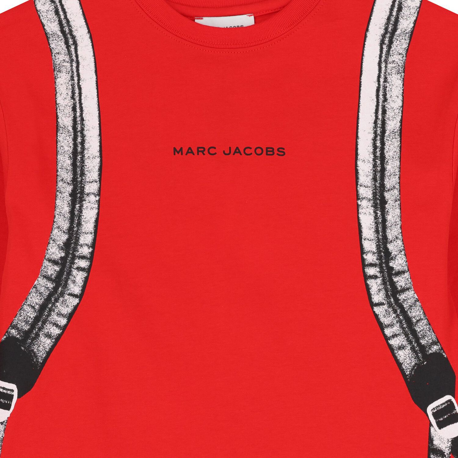 قميص ظهر بأكمام طويلة وشعار أحمر للأولاد, 1, hi-res