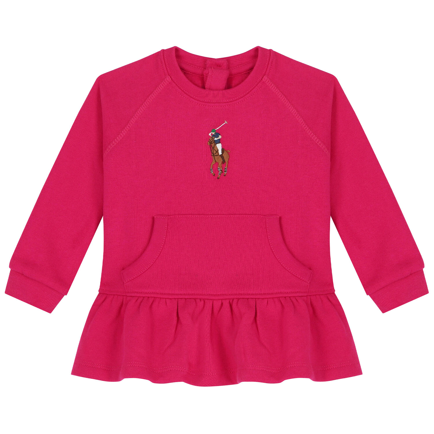 طقم ليغينو باللون الزهرى والكحلي للفتيات الصغيرات, 1, hi-res