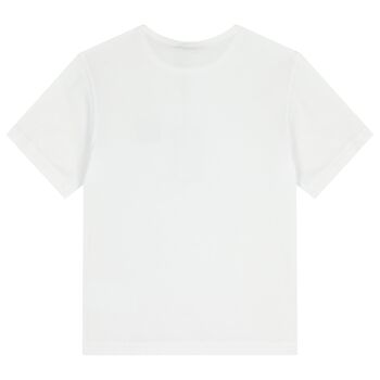 Boys White Logo T-Shirt