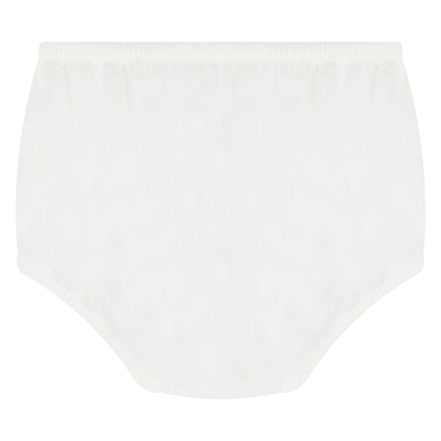 طقم فستان أبيض للبنات بتصميم دب بولو أبيض, 1, hi-res