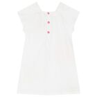 فستان ابيض بطابعة زهور للبنات, 1, hi-res