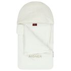 مدس بالشعار باللون العاجي والذهبي, 1, hi-res