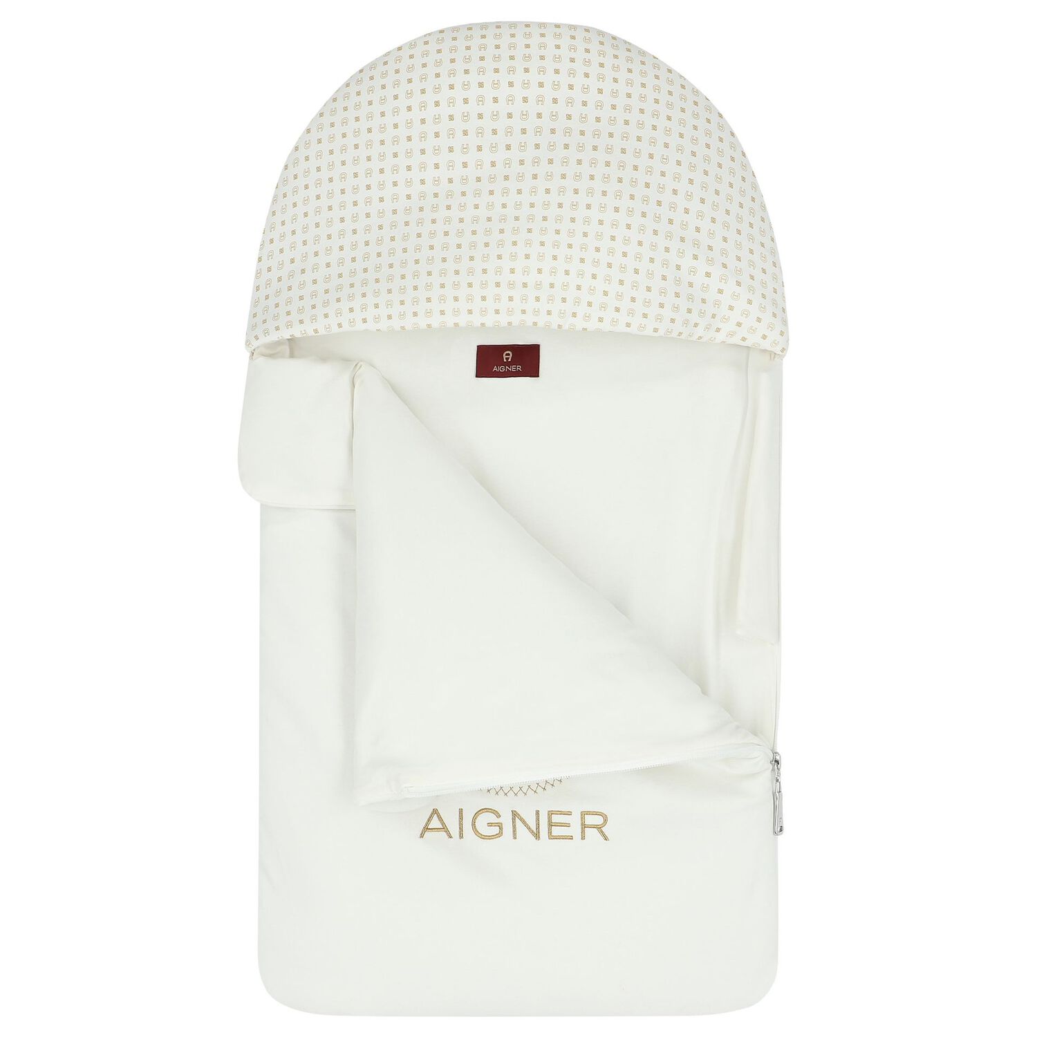 مدس بالشعار باللون العاجي والذهبي, 1, hi-res image number null