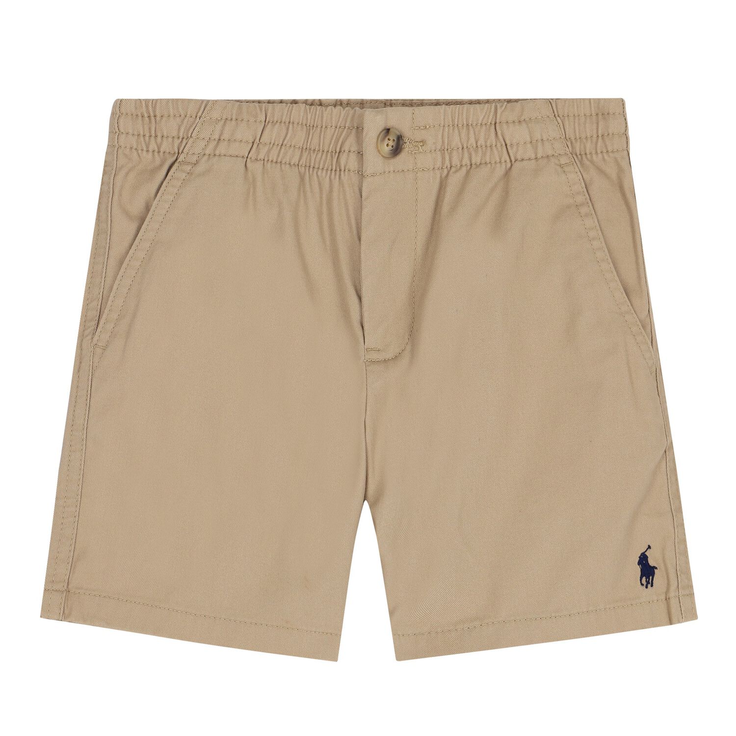 Boys Beige Logo Shorts, 2, hi-res image number null