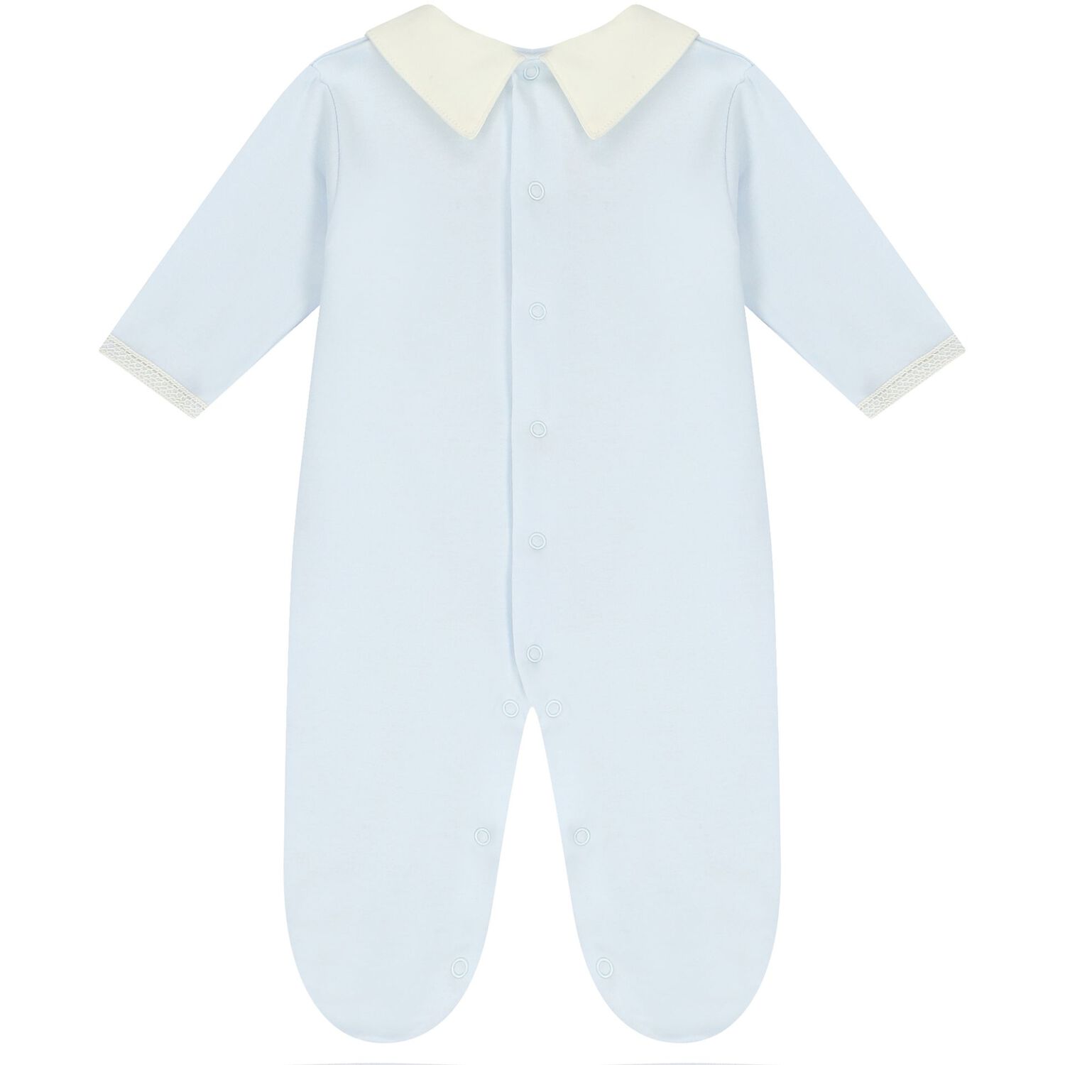 Baby Boys Blue & Ivory Babygrow Gift Set, 1, hi-res