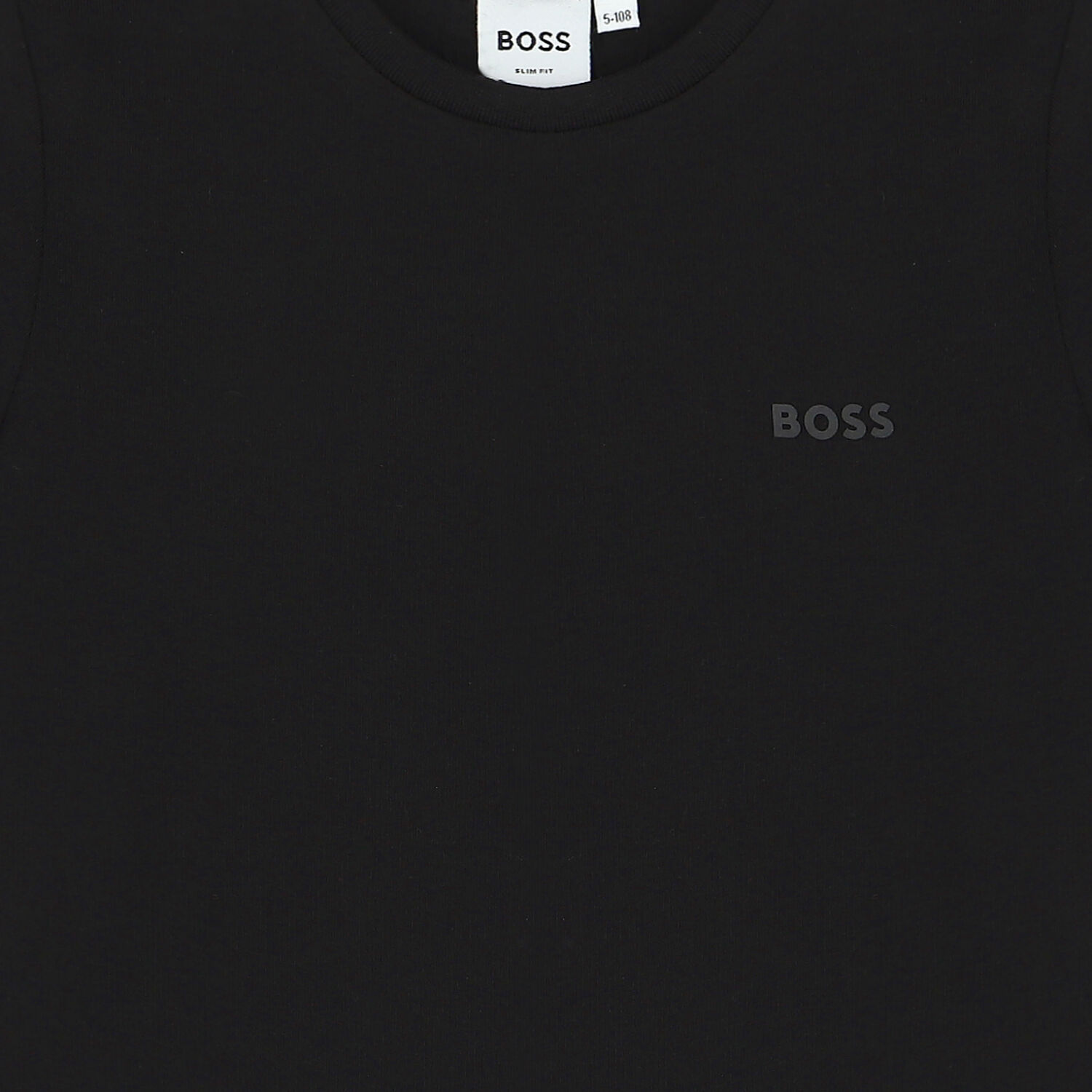 Boys Black Logo T-Shirt, 1, hi-res image number null