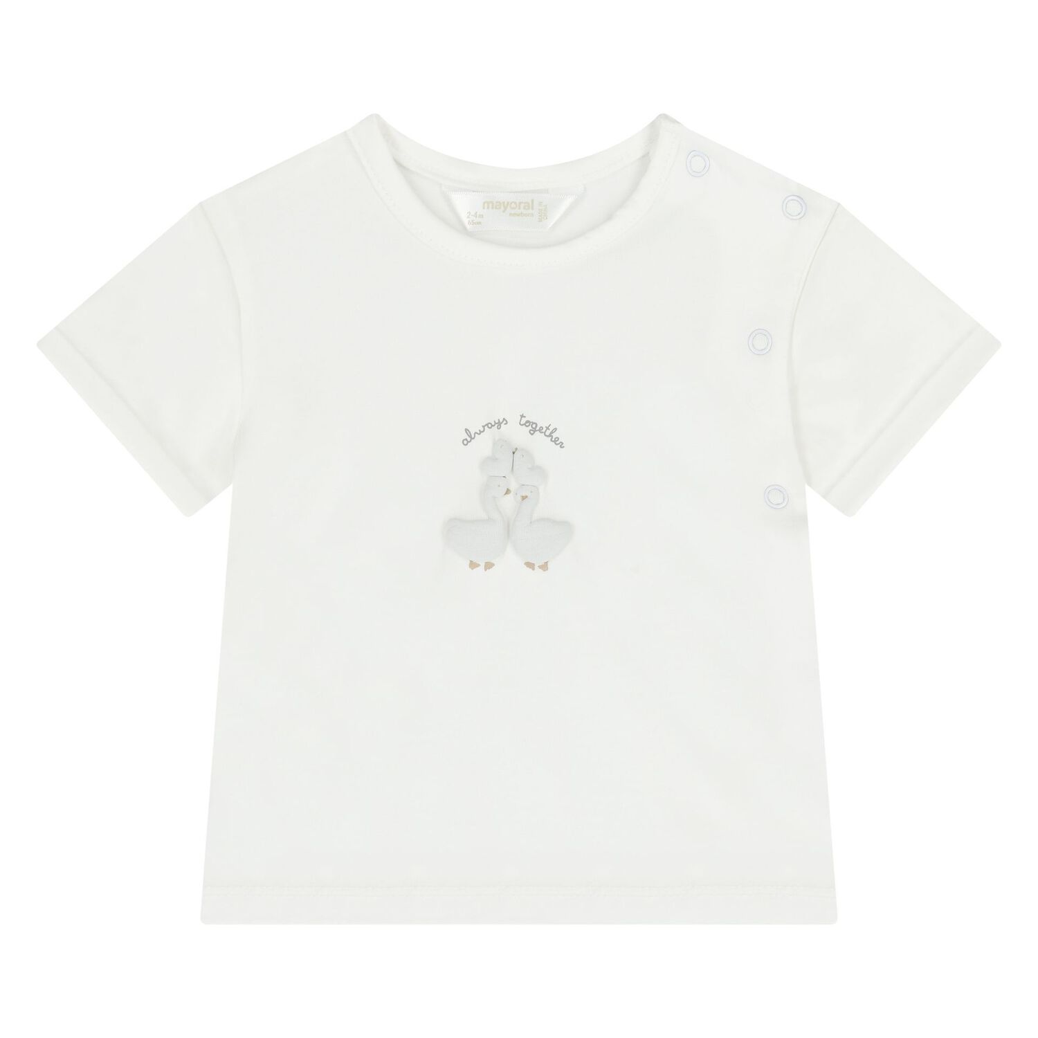 Ivory & Grey Baby Tracksuit Set ( 3 Piece ), 1, hi-res