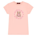 Girls Pink Logo T-Shirt, 2, hi-res