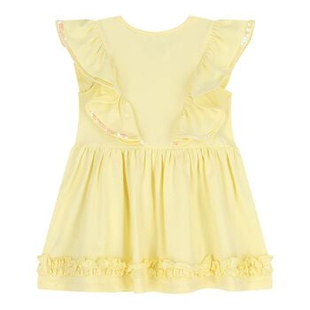 Baby Girls Yellow Ruffle Dress