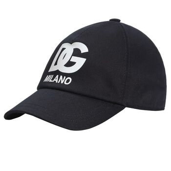 Navy Blue & White Logo Cap