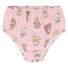 Baby Girls Pink Teddy Bear Dress Set, 4, hi-res