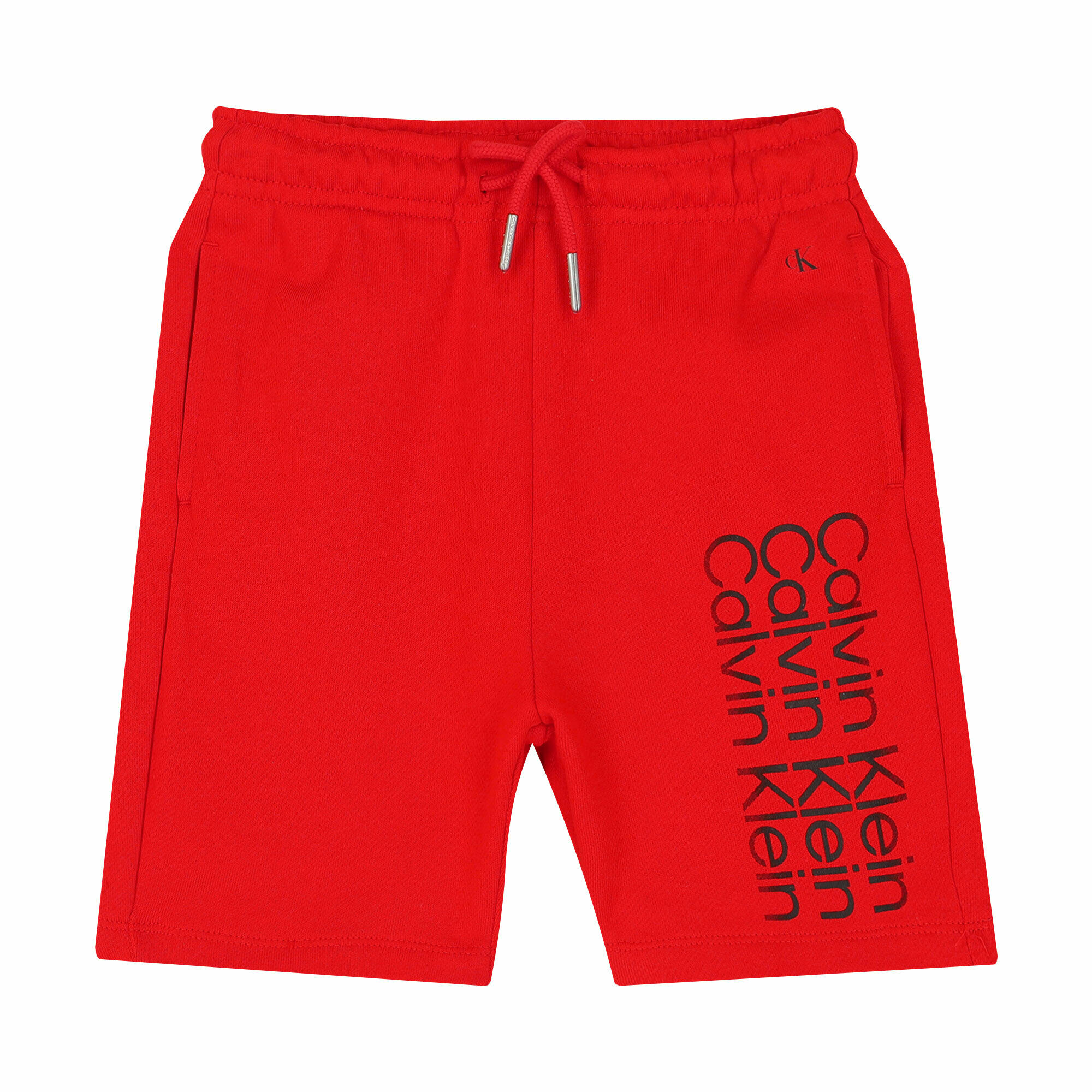 Calvin Klein Boys Red Logo Shorts Junior Couture QA