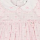 Baby Girls Pink & White Bow Dress Set, 1, hi-res
