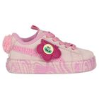 Baby Girls Pink Trolls Suede Trainers, 1, hi-res