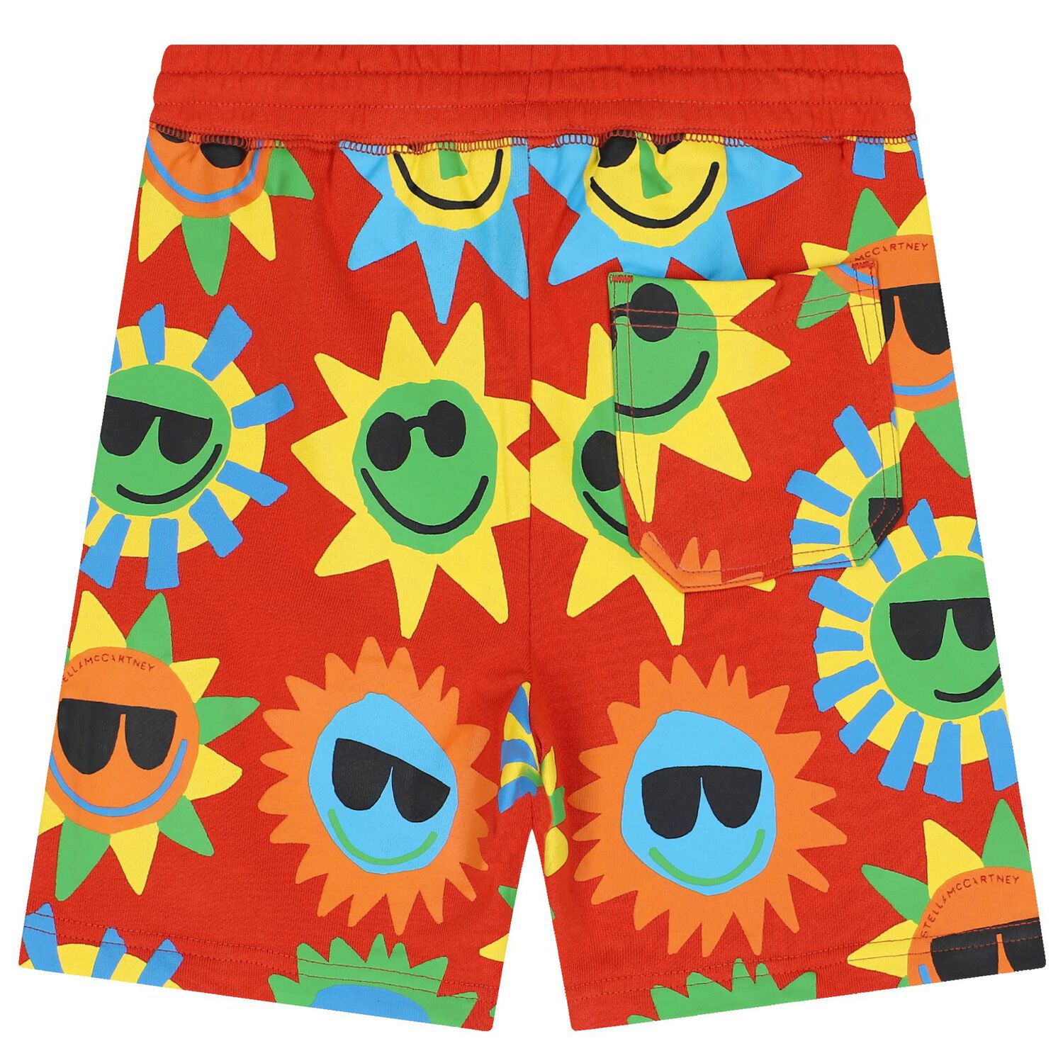 Boys Red Suns Shorts, 1, hi-res