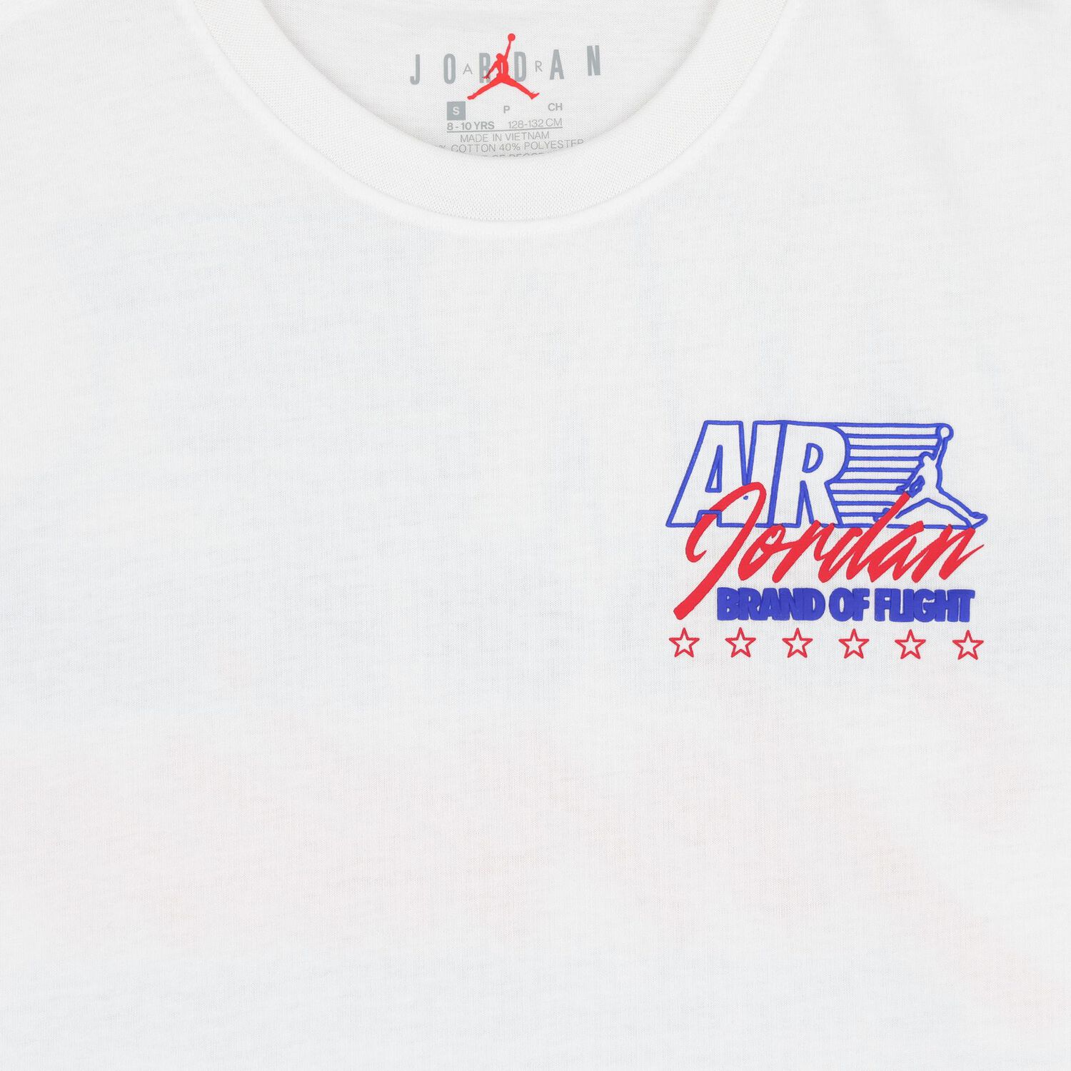 Boys White Jordan Logo T-Shirt, 1, hi-res