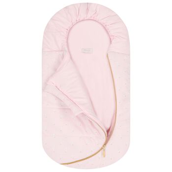 Baby Girls Pink Logo Heart Nest